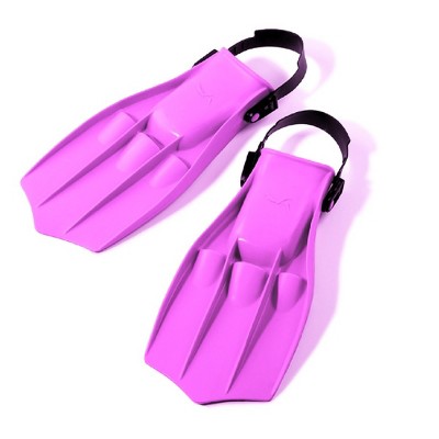 Swimline Florescent Dolphin Children's Recreational Swim Fins - Small - Pink