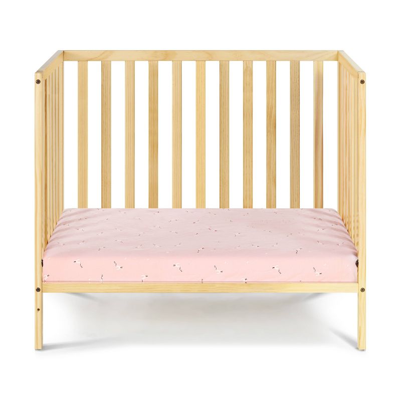 Suite Bebe Palmer 3-in-1 Convertible Mini Crib with Mattress Pad - Natural, 5 of 8