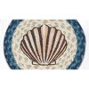 Earth Rugs Scallop Printed Round Trivet 10"x10" Heat-Resistant Kitchen Accessory - 2 of 3
