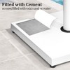 Pellebant Outdoor Market Umbrella Base Holder Square Concrete / Cement Metal - 3 of 4