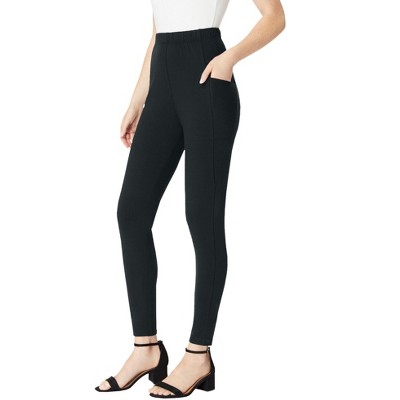 Roaman's Women's Plus Size Side Pocket Essential Legging