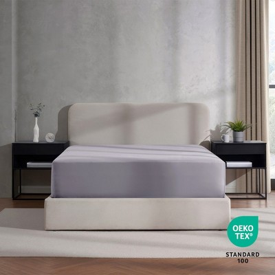 Gray Lavender Full Microfiber Deep Pocket Fitted Sheet Set