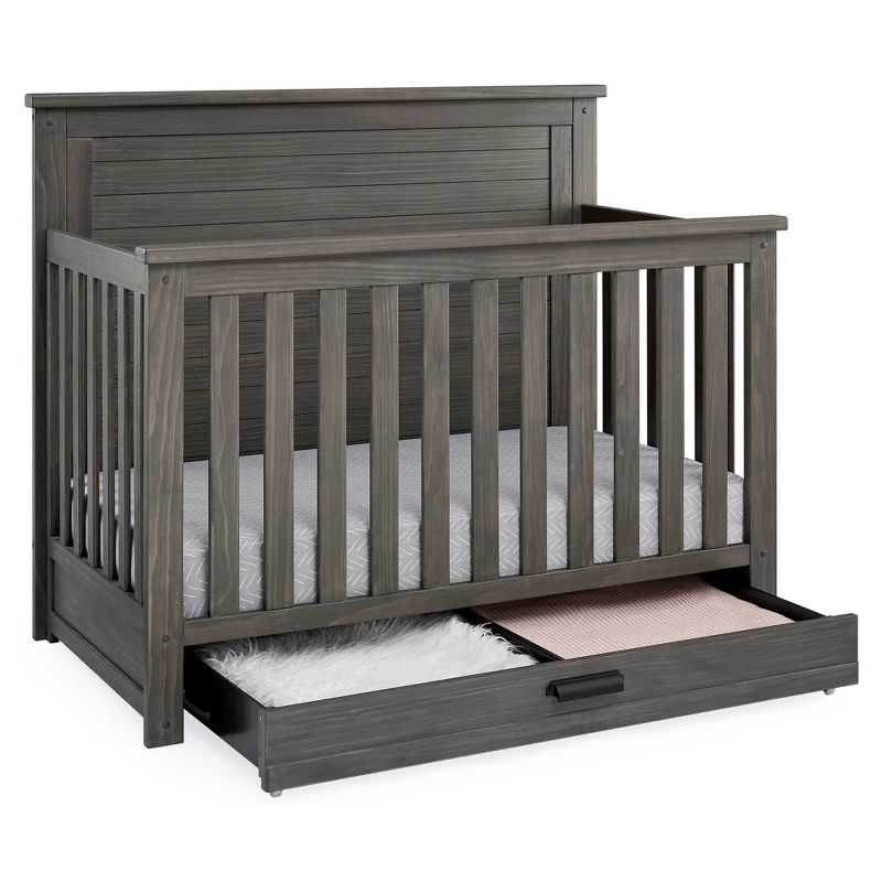 Simmons Kids' Caden 6-in-1 Convertible Crib with Trundle Drawer, 5 of 11
