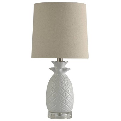 Ceramic Table Lamp White - StyleCraft