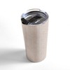 Little Arrow Design Co Organic Chevron in Rose 20 oz Stainless Steel Travel Mug - Deny Designs - 2 of 4