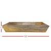 Tiled Pattern Tray Mango Wood - Foreside Home & Garden - 4 of 4