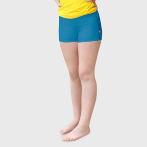 City Threads Girls UPF 50+ Quick-Dry Swim Boy Shorts - USA-Made - 1 of 4