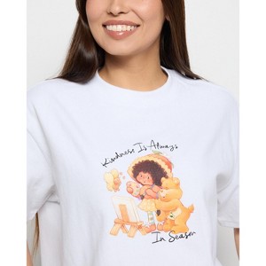 Kindness Season Oversized Tee , White - 1 of 1