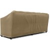 Love Seat Outdoor Furniture Weatherproof Cover - 104" x 32.5" x 33" - Brown - image 3 of 4