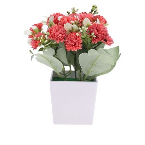 Unique Bargains Artificial Plants Chrysanthemum Plastic 2.95"x2.95"x7.87" 1 Pcs - 1 of 4