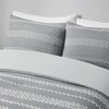 Madison Park Knox Clipped Jacquard Duvet Cover Set - 4 of 4