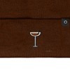 Dalix Espresso Martini Embroidered Beanie Food Warm Winter Knit Hat Women - 2 of 4