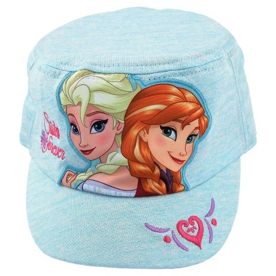 Toddler Girls' Frozen Anna & Elsa Baseball Hat - Blue