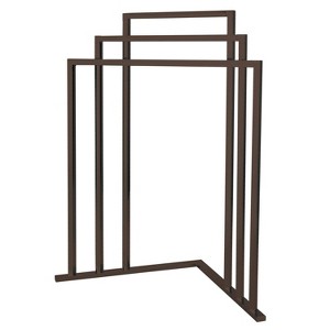 Edenscape L Shape 3-Tier Steel Construction Corner Towel Rack - Kingston Brass - 1 of 1