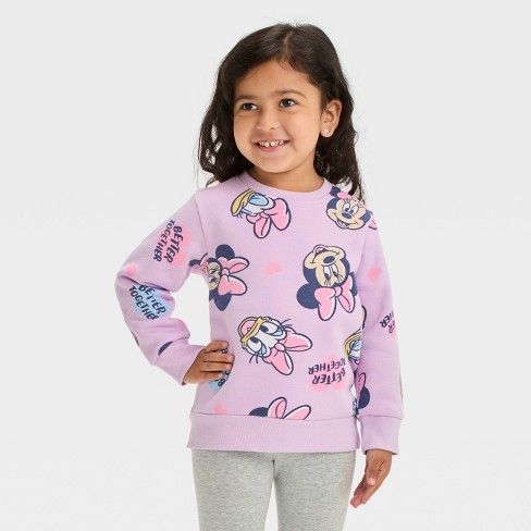 Lacoste x Disney Minnie Mouse Size Toddler 3 Sweatshirt Pullover Pink store