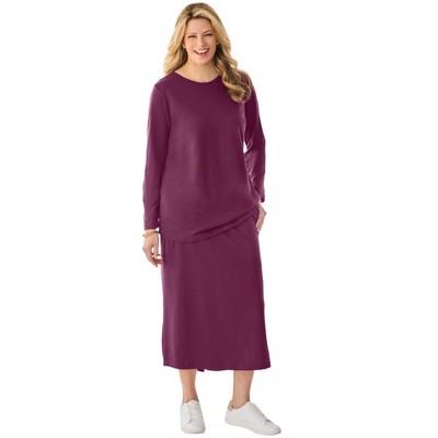 Woman Within 2-Piece Skirt Set
