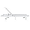 WestinTrends Ashore Modern Poly Reclining Chaise Lounge With Wheels - 4 of 4