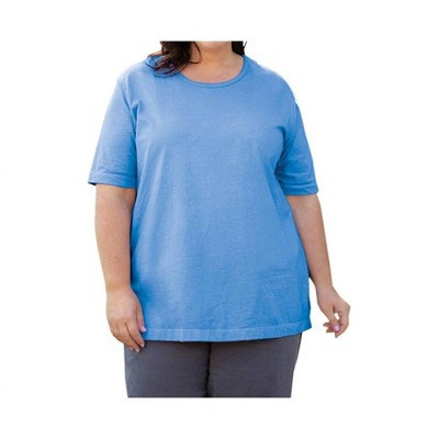Women's Cotton Short Sleeve Tee - Plus - On The Plus Side