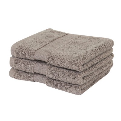Splash Zero Twist 100% Ring Spun Cotton Face Washcloth Set – Reversible, 550 GSM, Soft, Lightweight, Highly Absorbent Towels for Bathroom