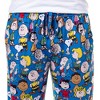 Peanuts Pajama Pants Men's Charlie Brown Snoopy Woodstock Adult Sleep Bottoms - 3 of 4