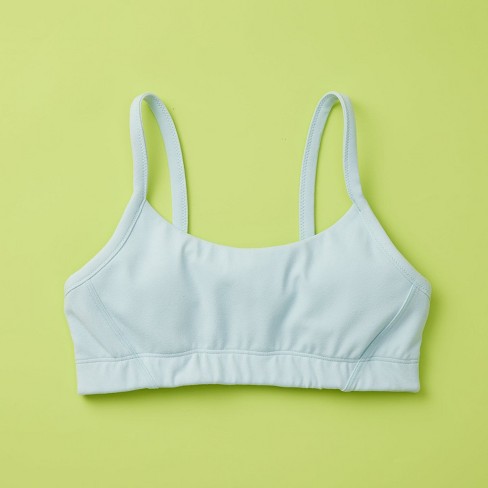 Girls Quality Double Layered Full Support High Impact Sports Bra By  Yellowberry - Xx Large, Sea Mint : Target