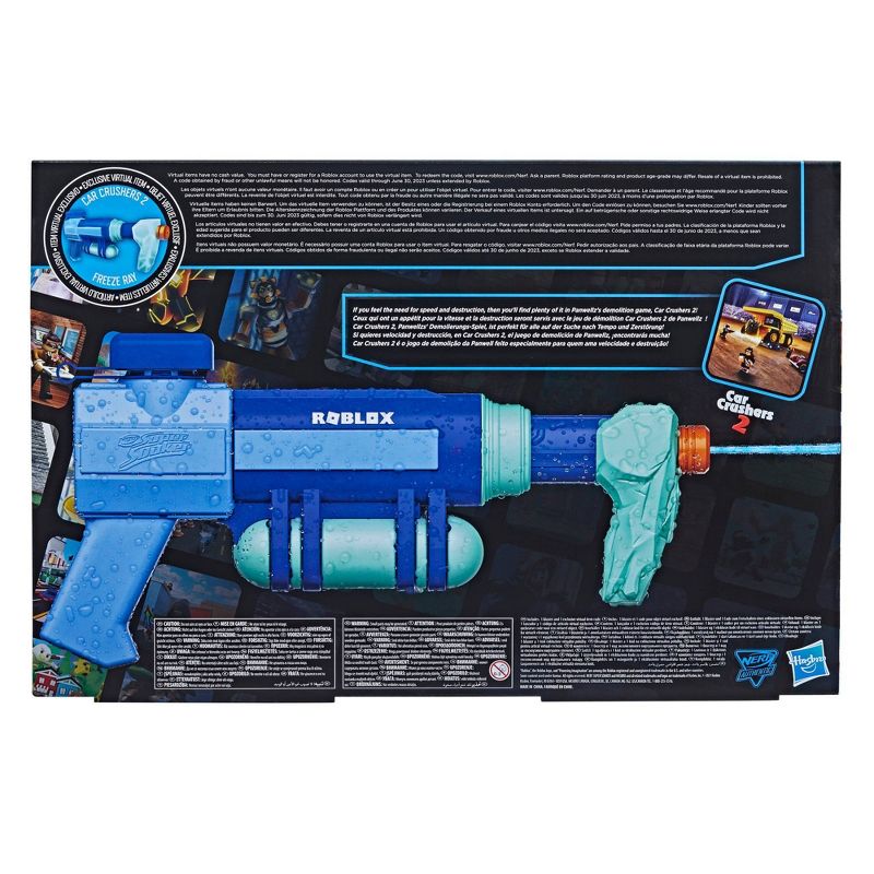 NERF Super Soaker Roblox Car Crushers 2: Freeze Ray Water Blaster, 4 of 5