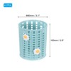 Unique Bargains Plastic Egg Decor Decorative Large-capacity Pencils Holder Blue 3.1x3.1x3.9 Inch - 2 of 4