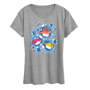 Women's - Pokémon - Tatsugiri Bubbles Short Sleeve Graphic T-Shirt - 1 of 3