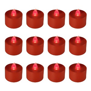 LumaBase Battery-Operated Tea Light Candles - Set of 12 - 1 of 4