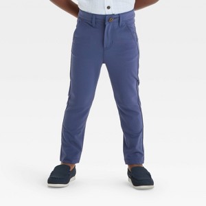 Toddler Boys' Quick Dry Button-Front Chino Pants - Cat & Jack™ - 1 of 3