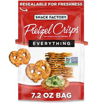 Snack Factory Everything Pretzel Crisps - 7.2oz