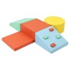 Foam Climbing Blocks for Toddlers, Waterproof Toddler Climbing Toys, Baby Jungle Gym Indoor Lightweight, Easy to Clean Foam Play Gym 5PCS - 4 of 4