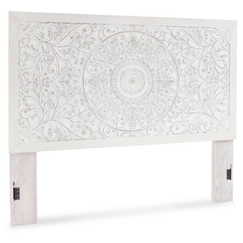 King Paxberry Panel Headboard White - Signature Design by Ashley, 1 of 5