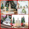 Mini Christmas Tree with Lights, 8 Pack Tabletop Christmas Tree with Lights - 3 of 4