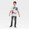 Boys' Spider-Man Wrap Short Sleeve Graphic T-Shirt - Oatmeal Beige - 4 of 4