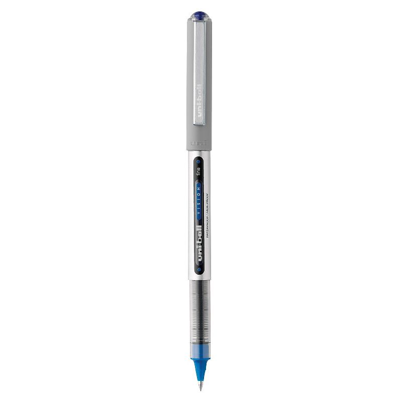Uni Vision Rollerball Pen Fine Point Blue Ink Dozen (60134), 2 of 10