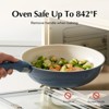 BRINJOY 5-Piece Ceramic Nonstick Cookware Set, Nonstick Kitchen Pot Set, Non-Toxic Nonstick Cookware Set with Removable Handles (Blue) - 3 of 4