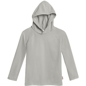 City Threads USA-Made Swim UPF 50+ Hooded Long Sleeve Rashguard Tee for Boys and Girls - 1 of 4