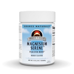 Magnesium Serene 800mg-Berry Flavor by Source Naturals, Inc.  -  5 oz Powder - 1 of 3