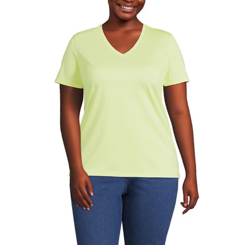 Women's Short Sleeve Relaxed Scoop Neck T-shirt - Ava & Viv™ Olive Green 4x  : Target