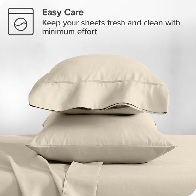Sand Ultra-Soft Hypoallergenic Standard Pillowcase Set