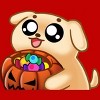 Men's Design By Humans Halloween Candy Pup By Puppers T-Shirt - 2 of 4