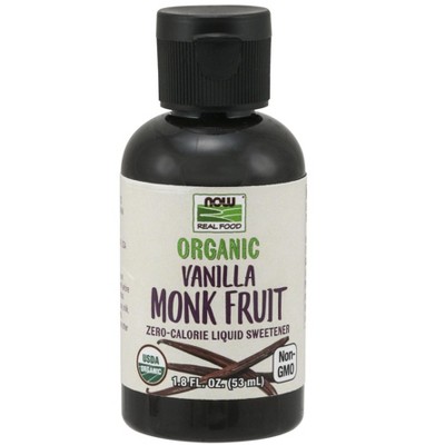 Organic Vanilla Monk Fruit by Now Foods  -  1.8 fl oz Liquid