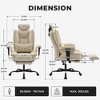 NicBex Ergonomic Office Chair with Headrest & Footrest, PU Leather High Back Gaming Computer Chair, Home Office Desk Chair with Lumbar Support - 4 of 4