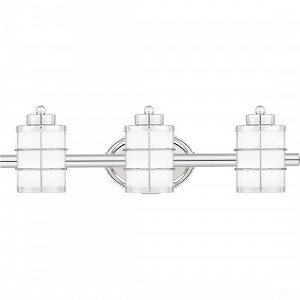 Quoizel Lighting Hazlett 3 - Light Vanity in  Polished Chrome - 1 of 3