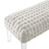 Modway Prologue Woven Performance Velvet Ottoman - 2 of 4
