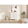Dresser for Bedroom Rattan Chest of Dressers Tall Dresser for Closet with Drawers Boho Night Stand Large - 3 of 3