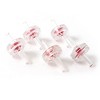 Unique Bargains Plastic Check Valves for Fish Tank Aquarium Air Pump Clear Red 5 Pcs - 2 of 3