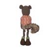 Transpac Plush Standing Squirrel Figurine Multicolor Fall Harvest Tabletop Decoration Indoor Gift Hostess Seasonal Decor - 3 of 3