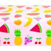 Sparkle and Bash 3 Pack Tablecloth for Two-tti Frutti 2nd Birthday Party Decorations (Pink, 54 x 108 in) - 4 of 4